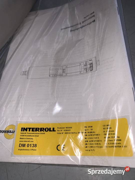 Interroll DM 0138 Drum Motor 370W M45 138 mm x mazowieckie