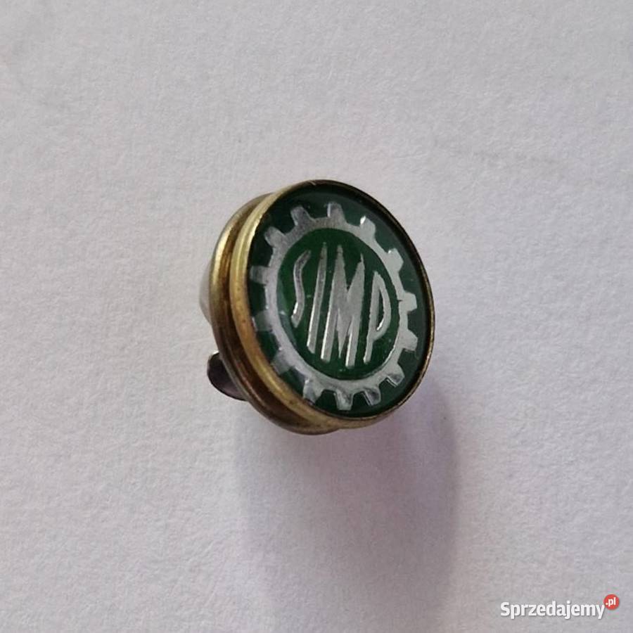 SIMP przypinkawpinkapin vintage PRL Warszawa