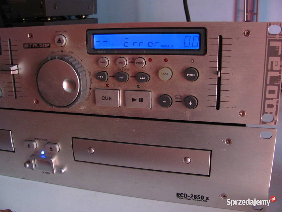 Konsola DJ mikser audio odtwarzacz CD niedrogo Łódź sprzedam