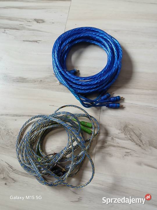 Kabel wzmacniacza car audio 2 sztuki 5 metry Elektronika sprzedam