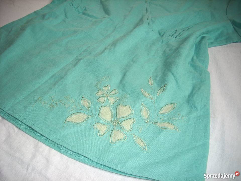 Mia Moda Lniana Bluzka Haft 44 Bluzki i koszule sprzedam