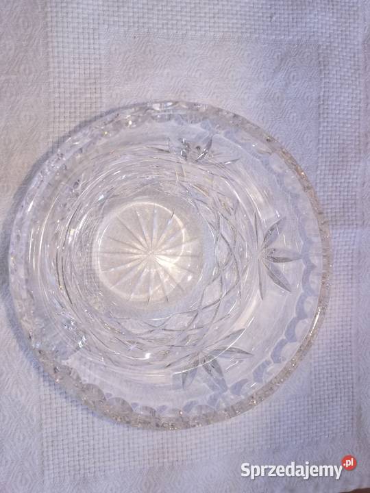 kryształowy wazon ciężki kryształ elegancki przezroczysty Gdańsk