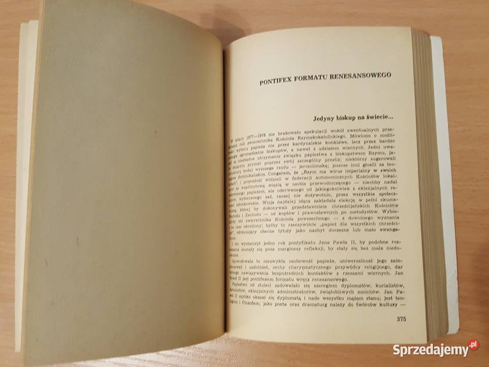 KSIĄŻKA Wzgórze Watykanusa Kazimierz Sidor z religioznawstwo, nauki teologiczne