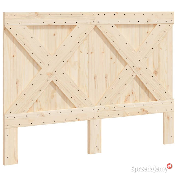 Wezgłowie łóżka 140x104 lite drewno sosnowe Warszawa