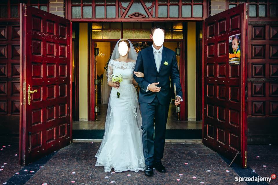 Piękna koronkowa suknia ślubna Luna Novias Poznań