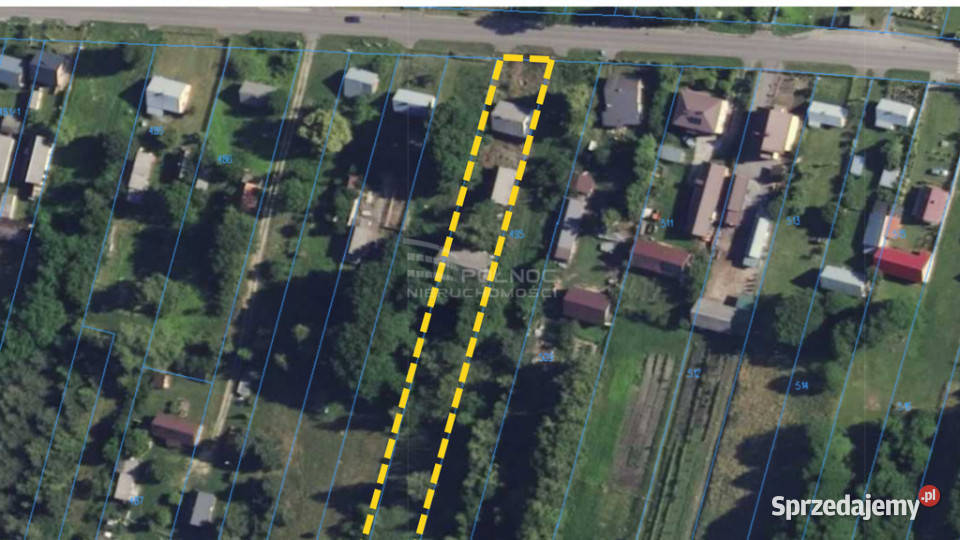 Siedlisko lesie Oseredek gm Susiec eternit