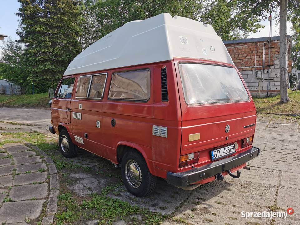 VW T3 Reimo Camper 19Turbo Diesel Westfalia Volkswagen Tczew