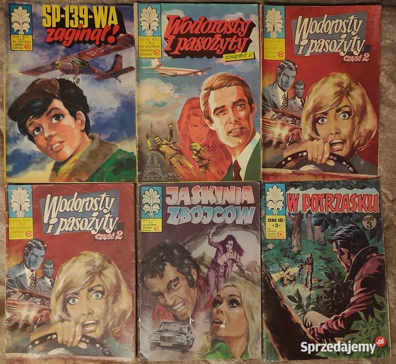 Komiksy Kapitan Żbik 66 zeszytów głównie wydania Warszawa