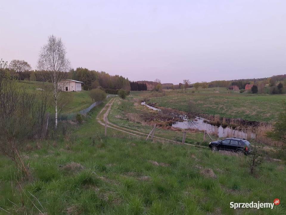 Działka budowana z dostępem do wody 9600m2 Łukta