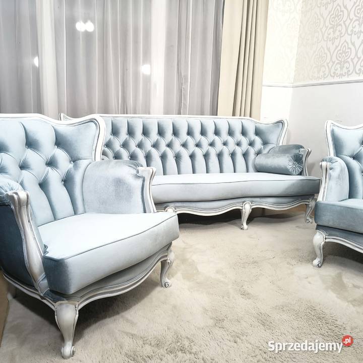 Komplet wypoczynkowy Ludwik sofa fotele Jagodnik sprzedam