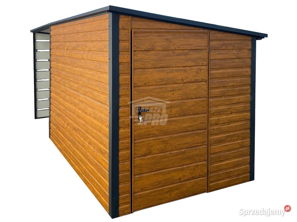Schowek Domek Ogrodowy 3x2m wiata 3m Drzwi dach Olsztyn