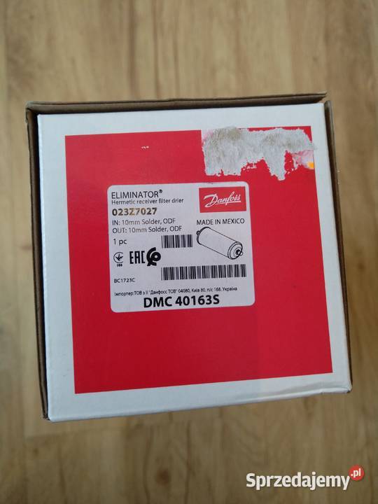 Hermetyczny filtr odwadniacz DANFOSS 023Z7027