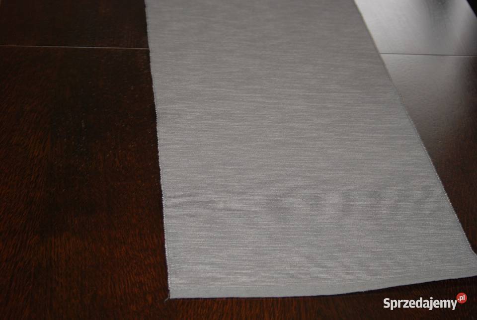 Obrus narzuta na stół podkładki pod talerze szary Obrusy sprzedam