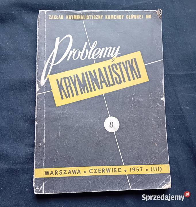 Problemy Kryminalistyki 8 111 czerwiec 1957 Koźminek