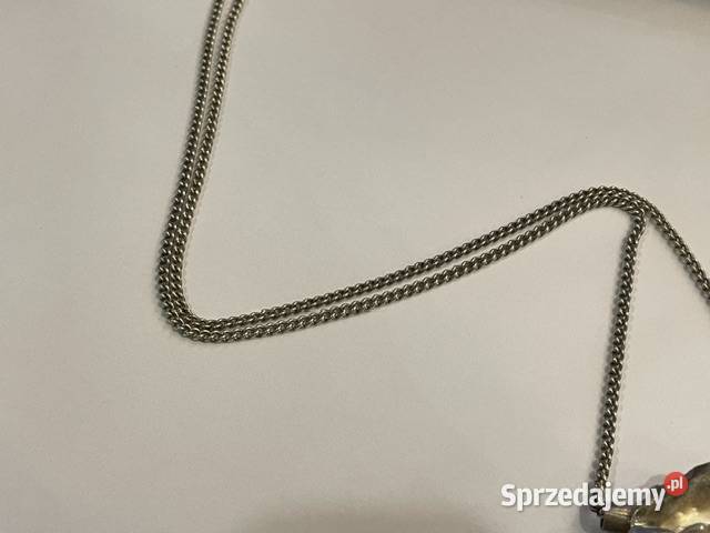 Elegancki Naszyjnik Srebrny 925 Duża Róża 29 g