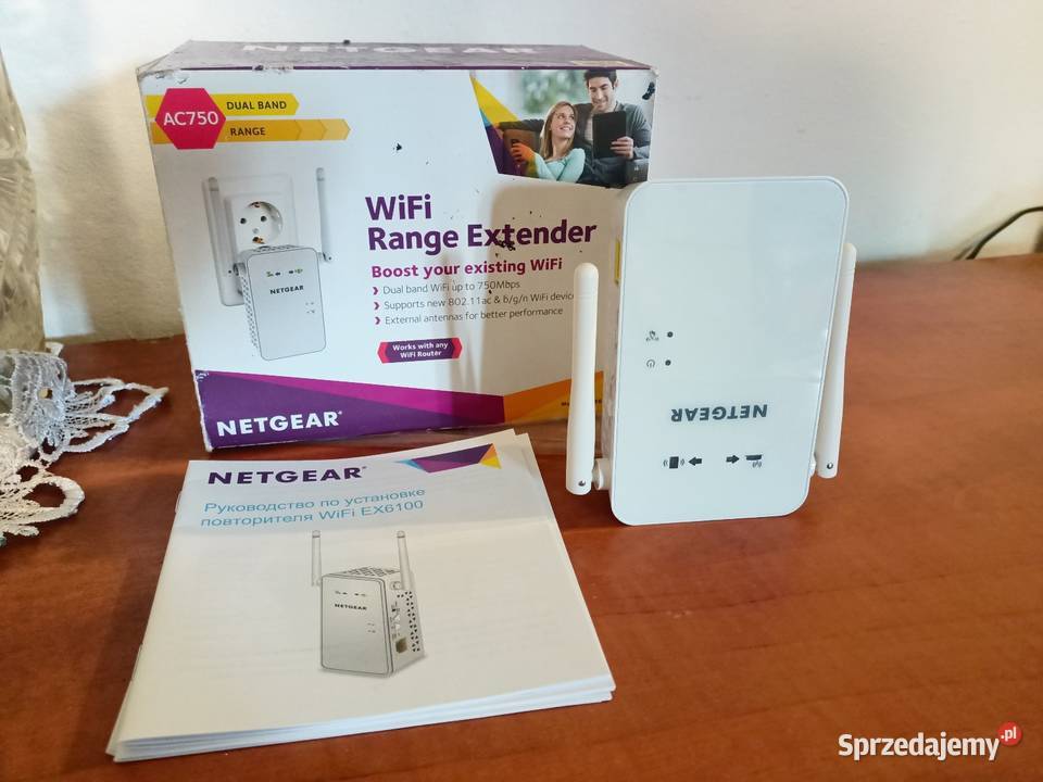 wzmacniacz sygnału NETGEAR AC750 WiFi Range Dębno