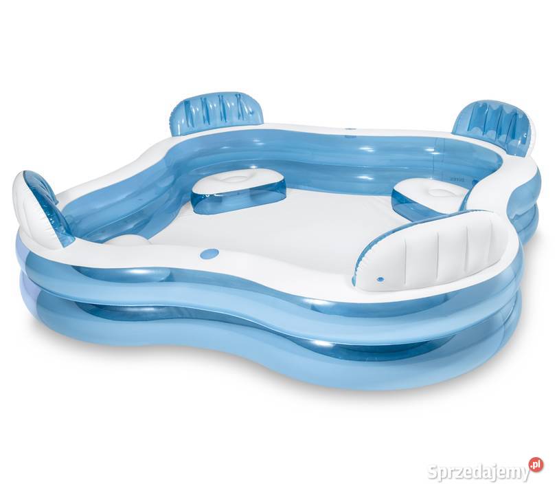 Duży basen z siedzeniami 229x229x66 INTEX 56475