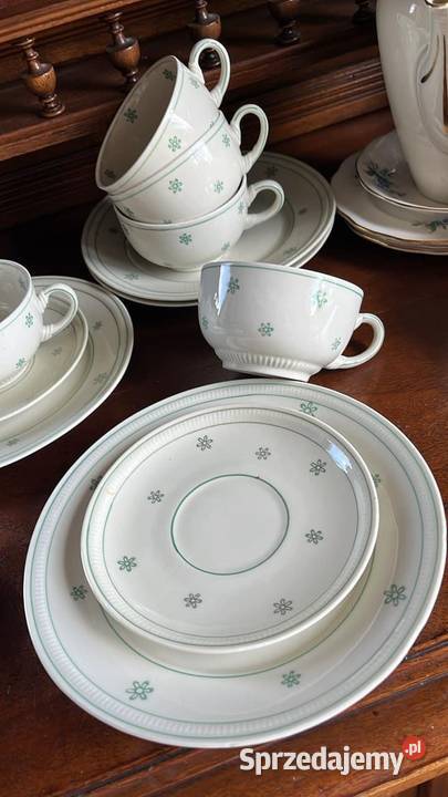 Filiżanka z talerzykiem Duża Bez sygnatury pomorskie