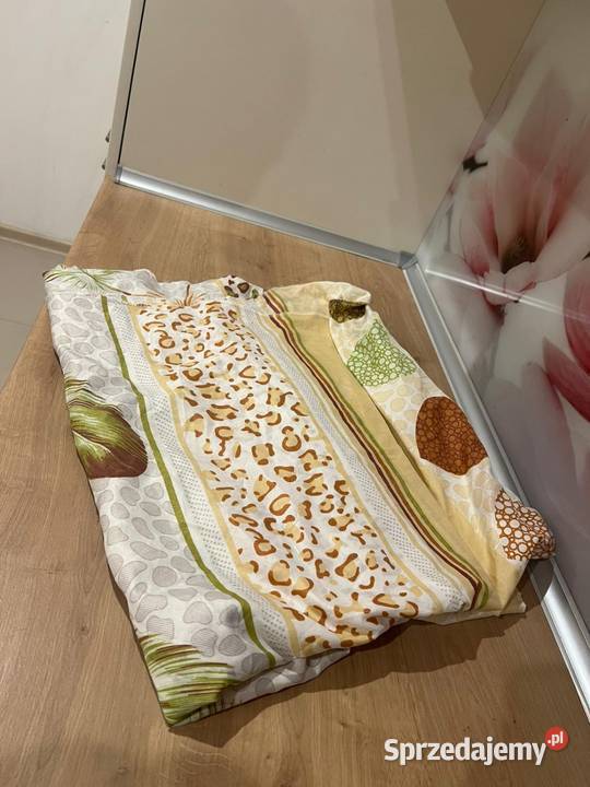 Piękne prześcieradło w różne wzorki Wyposażenie wnętrz