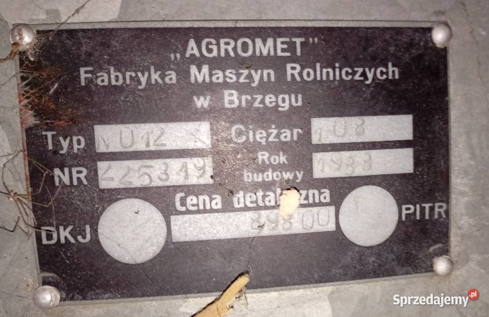 Rozsiewacz nawozów Lej ocynk nieuszkodzony Chełmno