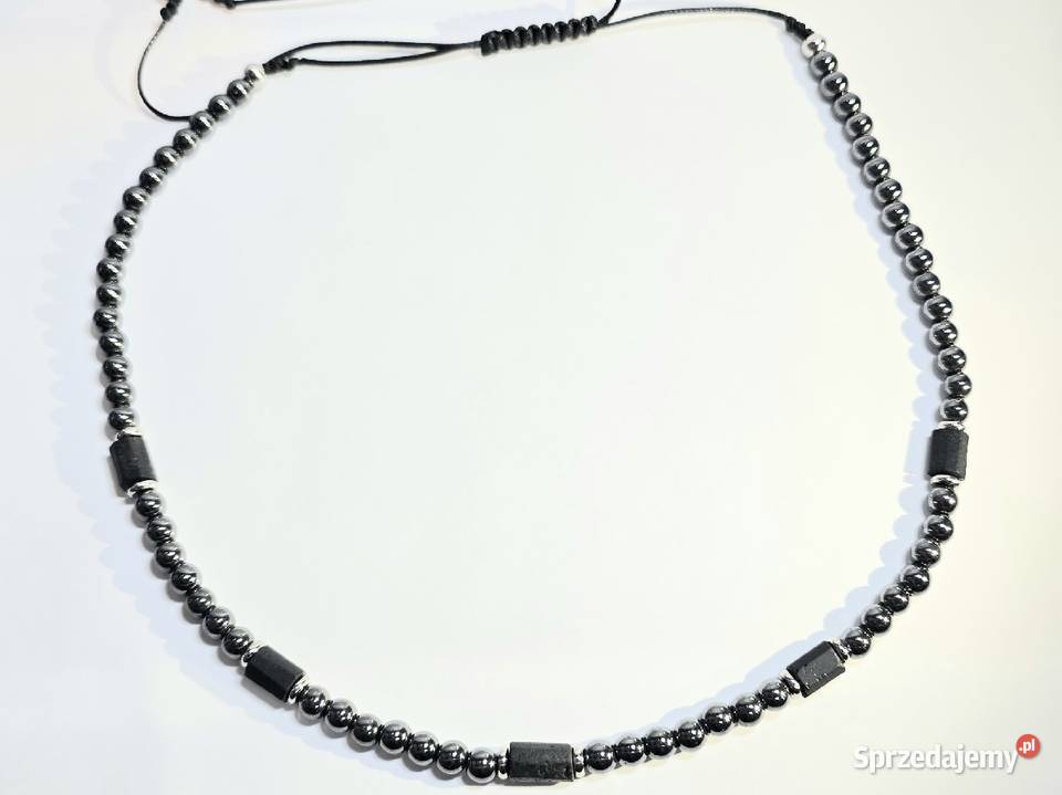 NASZYJNIK KAMIEŃ NATURALNY SUROWY TURMALIN