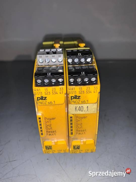 Pilz PNOZ s61 48240VACDC 3 no 1 nc used Warszawa