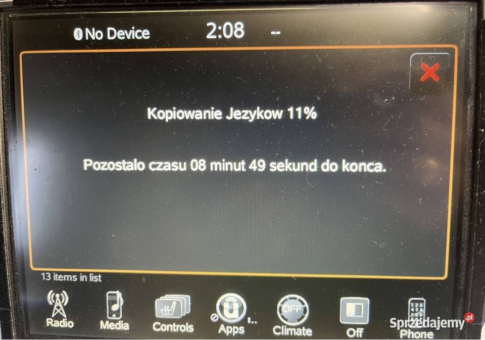 JEEP CHEROKEE USA dostosowanie Radio Navi Mapy Kraków naprawa