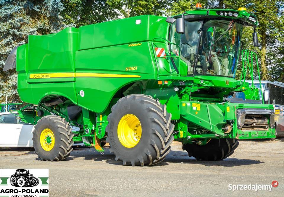 Kombajn zbożowy JOHN DEERE S 780 i HILLMASTER Kudowa-Zdrój