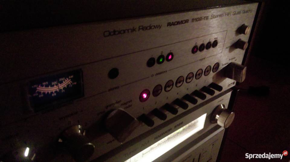 Unitra Radmor 5102te piękny i sprawny zestaw Węgrów