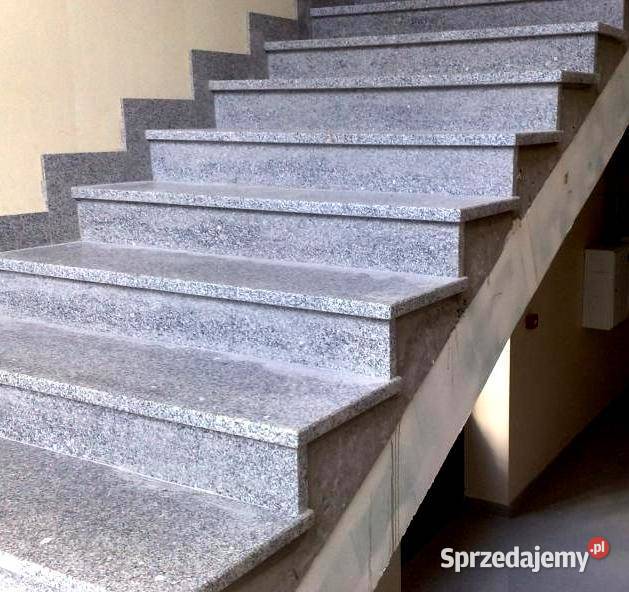 GRANIT na schody 120x30x2 KAMIEŃ naturalny szary
