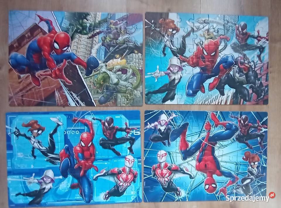 Puzzle SpiderMan 4x 48 Ruda Śląska