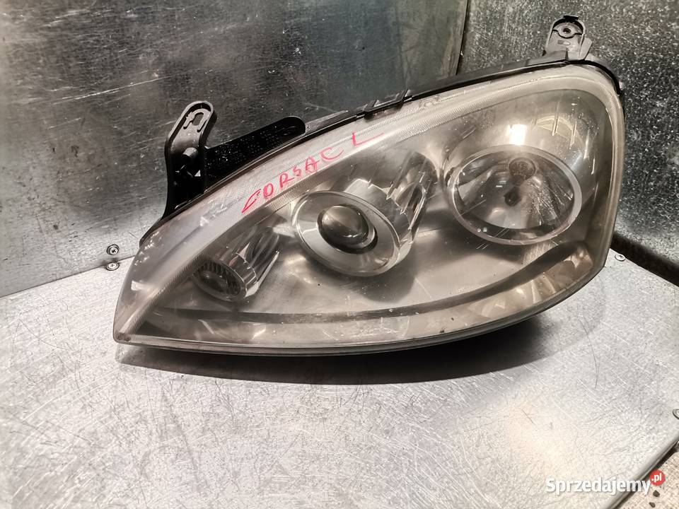 OPEL CORSA C LAMPA LEWY PRZÓD SOCZEWKA osobowe Lampy przednie Nowy Sącz
