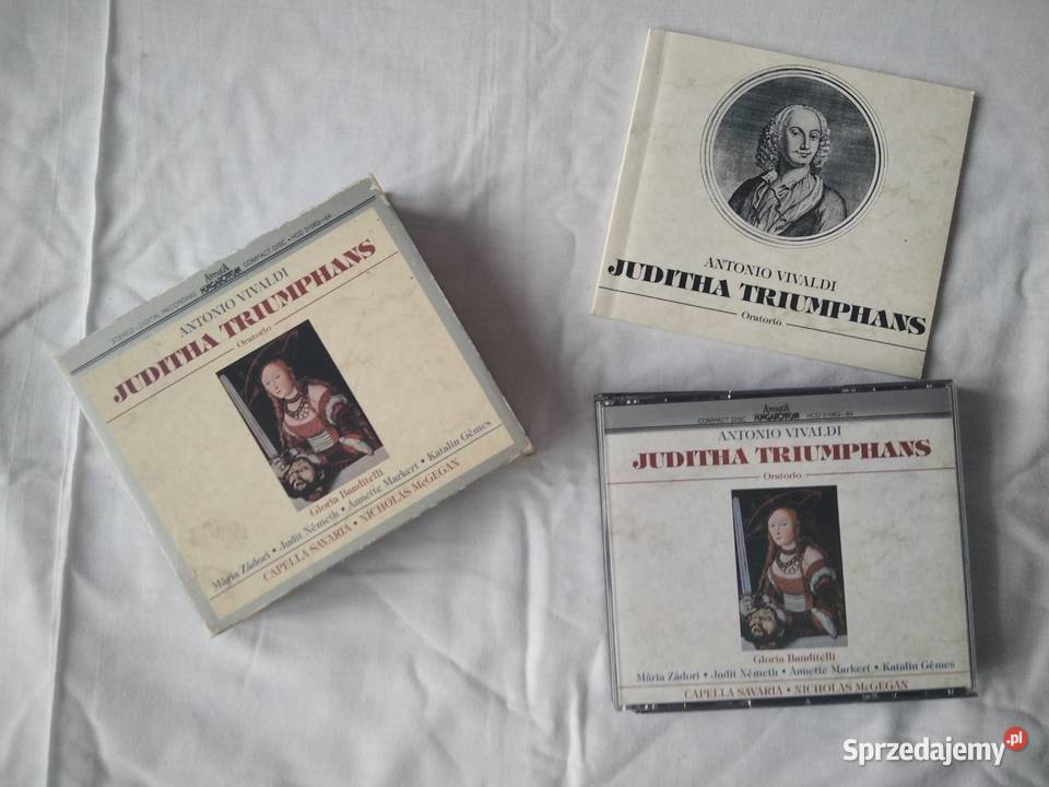 Antonio Vivaldi Juditha Triumphans Oratorio box CD pomorskie Gdańsk
