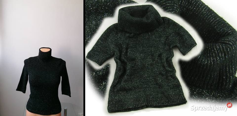 DAMSKI BŁYSZCZĄCY CZARNY GOLF R UNIWERSALNY łódzkie Łódź