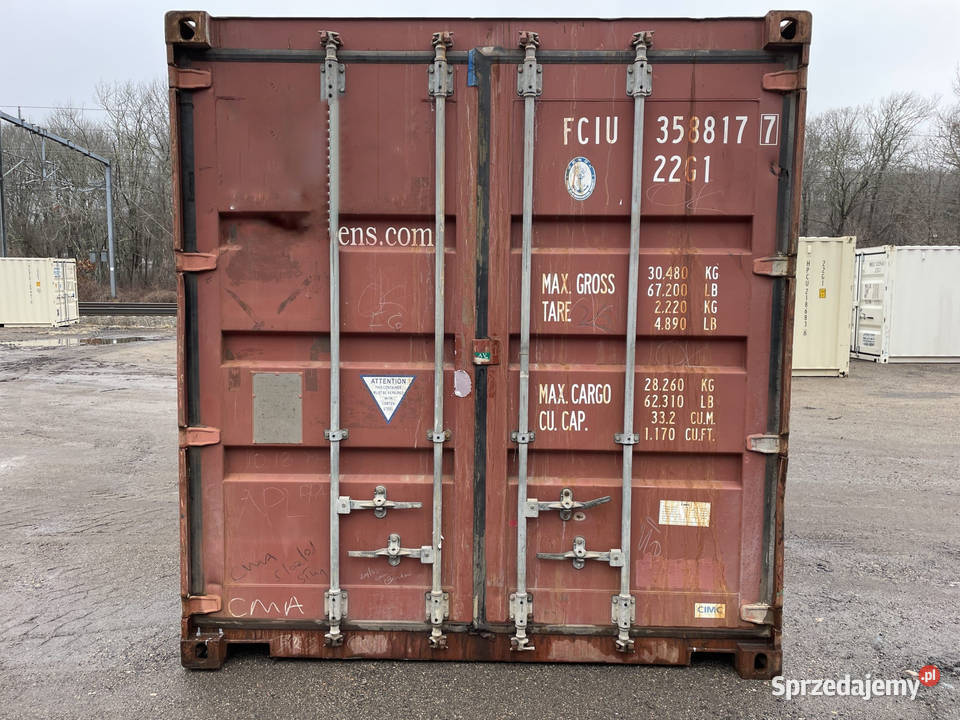 Kontener morski magazynowy 20DV 6 metrowy sprzedam