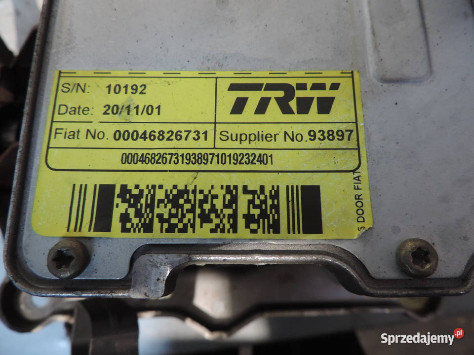 WSPOMAGANIE ELEKTRYCZNE FIAT STILO 00046826731 małopolskie Nowy Sącz