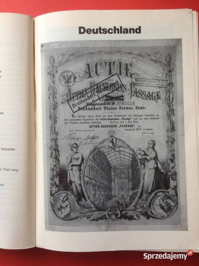 2854 Historyczne Papiery Wartościowe Antykwariat Szczecin