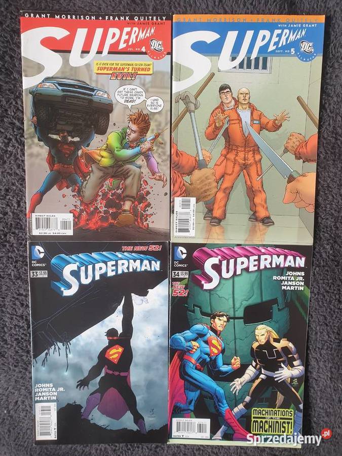 Superman zestaw 21 komiksów DC USA Gdynia