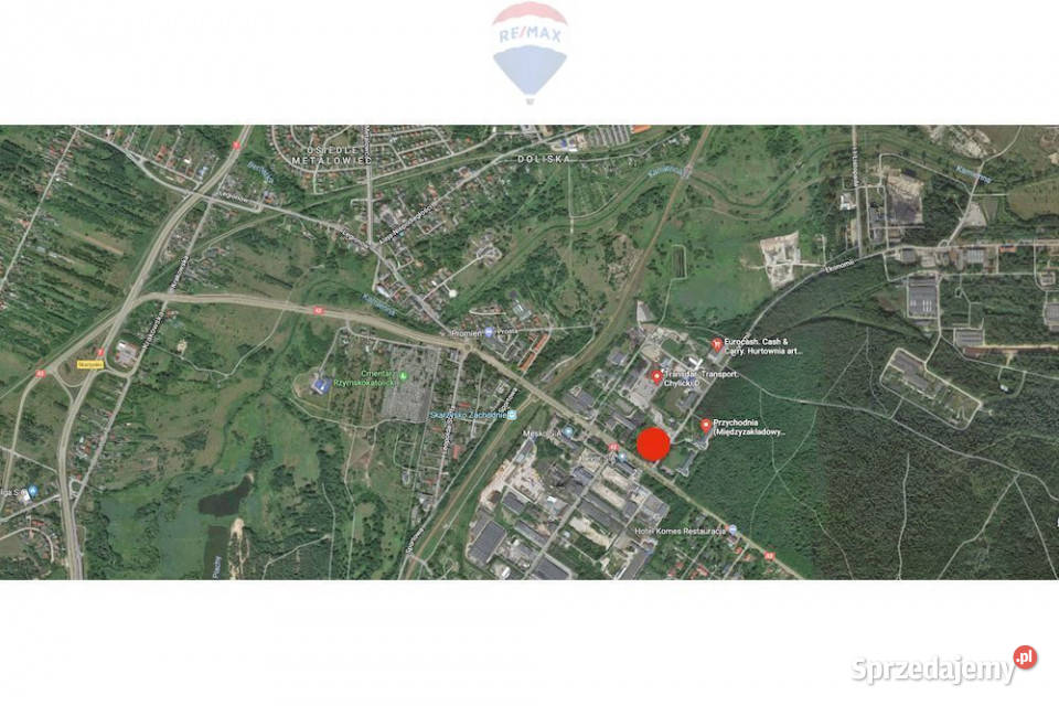 Teren inwestycyjny 9709 m DK42 Skarżysko-Kamienna