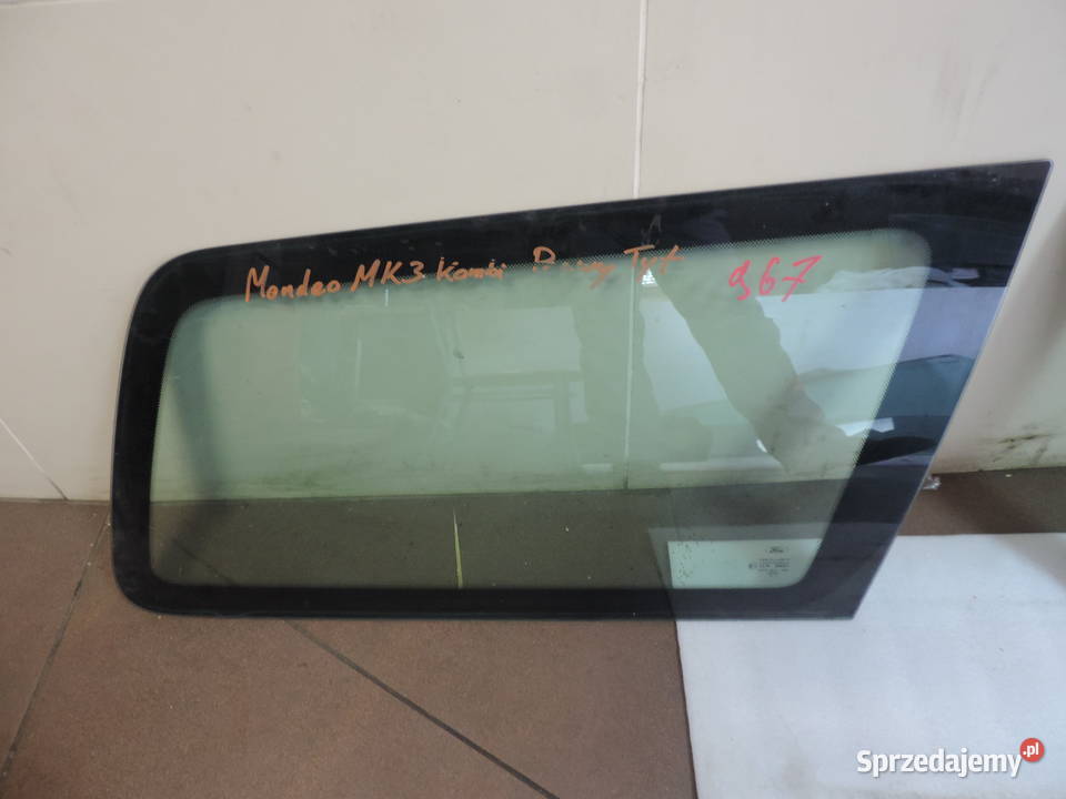 SZYBA KAROSERYJNA TYŁ PRAWY MONDEO MK3 KOMBI osobowe Nowy Sącz