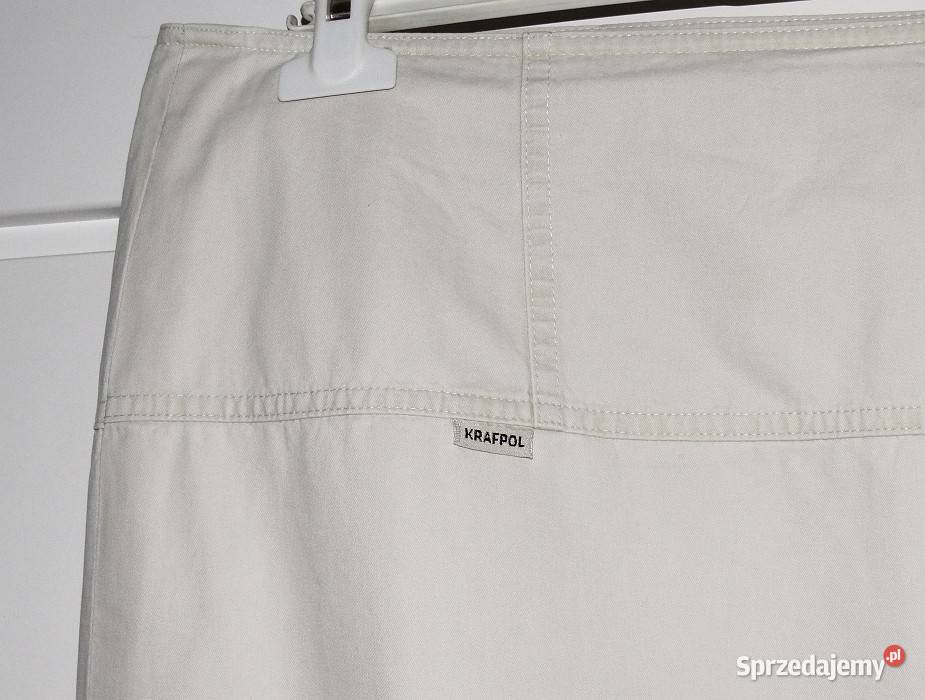 Spódnica wiosennoletnia bawełniana beżowa z