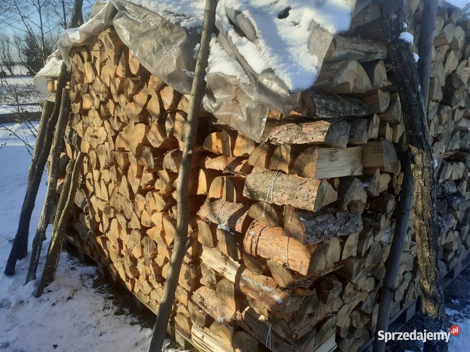 Drewno drzewo opałowe sezonowane mazowieckie Węgrów