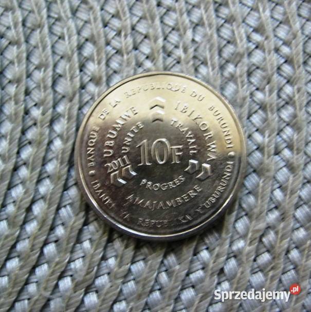 Burundi 10 Frank 2011r Ładna