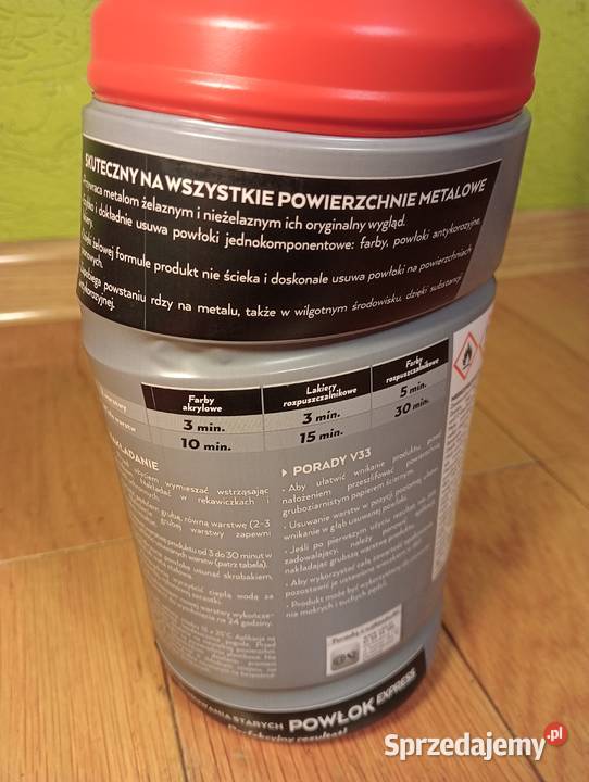 V33 żel do usuwania starych powłok lakierniczych wielkopolskie