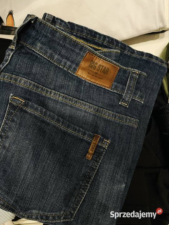 denim Jeansy Big Star slim fit tapered MONICA niebieski mazowieckie Ząbki