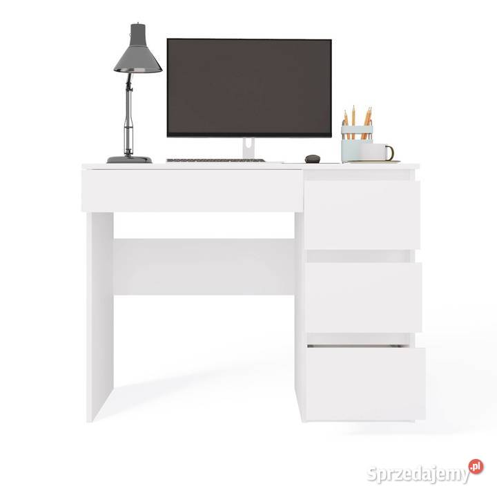 Biurko Mijas PRAWE BIAŁY 98cm Biurka