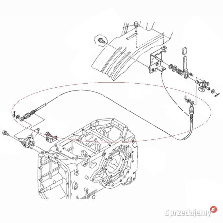 Linka wałka WOMPTO 770 mm Kubota M5000M6800M9000