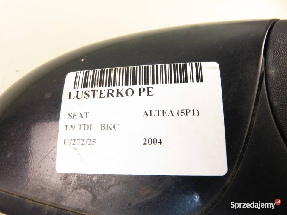 LUSTERKO PRAWE SEAT ALTEA 5P1 małopolskie
