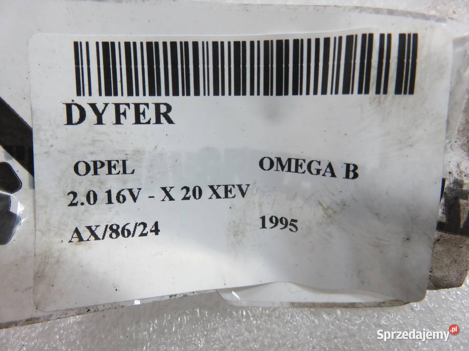 DYFER OPEL OMEGA B 20 16V 09244011 osobowe
