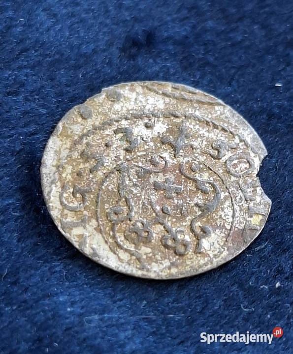 Szeląg miejski Krystyna Ryga 1653 okupacja pomorskie Wejherowo